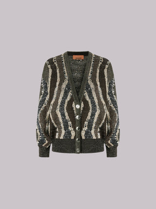 Cardigan motivo onde Missoni