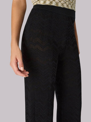 Pantalone in maglia a righe spigata Missoni