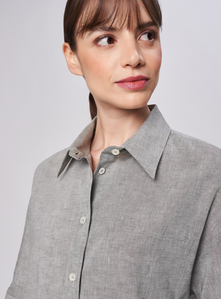 Camicia in lino Camicetta Snob
