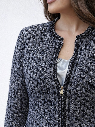 Giacca in tweed e paillettes Fabiana Filippi