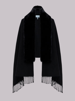 Stola con collo in ecopelliccia Blugirl