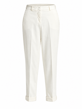 Pantalone in gabardina di cotone soft stretch Peserico