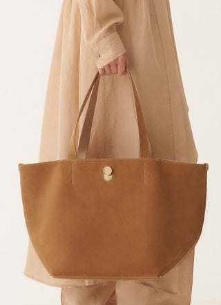 Tote-bag clissi in camoscio Fabiana Filippi