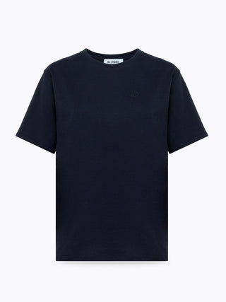 T-shirt over in jersey con logo Blugirl