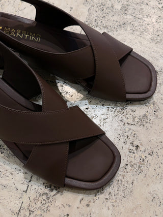 Sandalo con tacco Taisia Massimo Santini