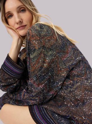 Cardigan con paillettes Missoni