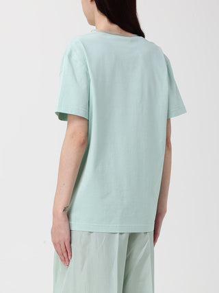 T-shirt scollo V con dettagli in prezioso monile Fabiana Filippi