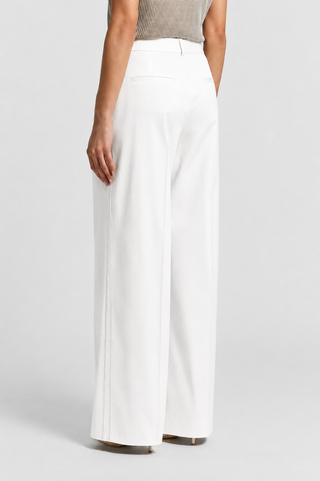 Pantalone bianco con punto luce Peserico