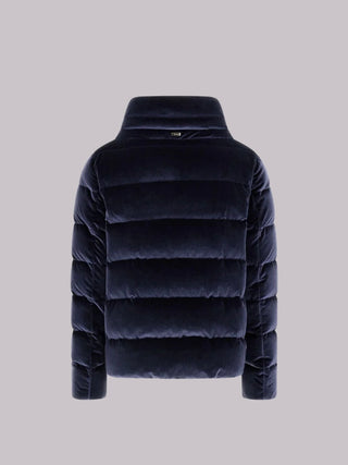 Piumino cappa velvet Herno