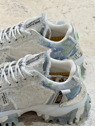 Sneakers con paillettes variante silver Joya Paris