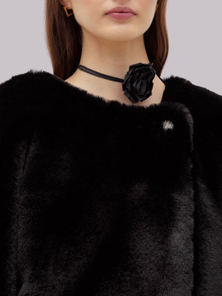 Cappa in ecopelliccia Blugirl