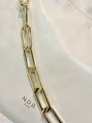 Borsa Giorgia mini in pelle color sabbia