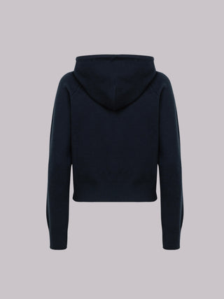 Maglia con cappuccio  e bottoni gioiello Blugirl