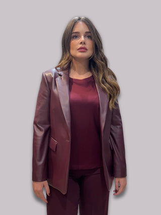 Giacca in ecopelle Clips