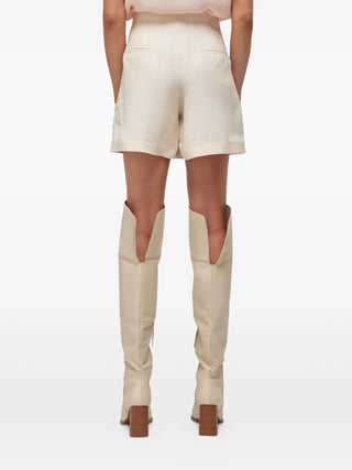 Shorts in lino con ricamo Blugirl