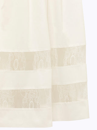 Abito midi in cotone e pizzo Blugirl