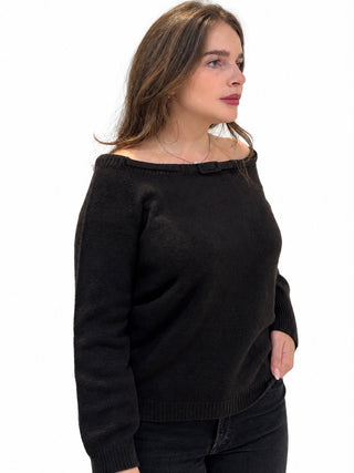 Maglia Betty con scollo a barca Vanisè