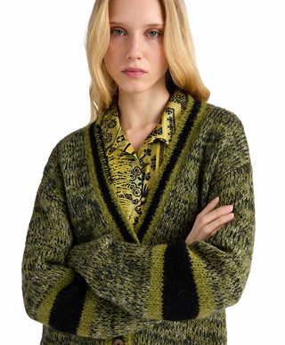 Cardigan in mohain Orvan Momonì