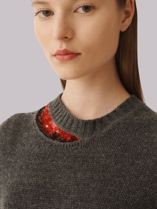 Maglia con ricamo Fabiana Filippi