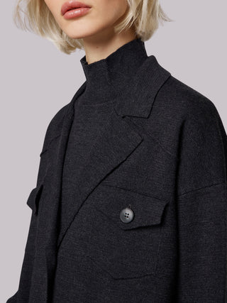Caban in maglia stoffa Alpha Studio