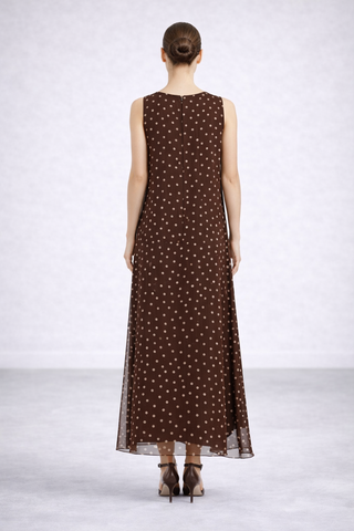 Abito lungo fantasia pois Parosh