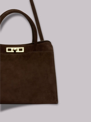 Borsa grande in camoscio Fabiana Filippi