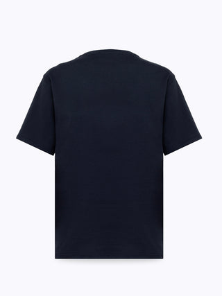 T-shirt over in jersey con logo Blugirl