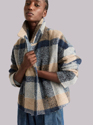 Cappotto di lana bouclè Momonì